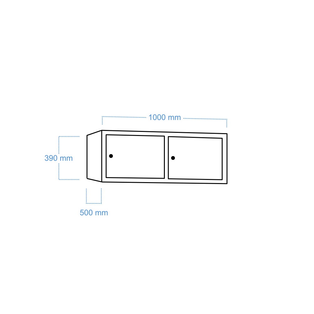 Aufsatzschrank, GARDR PLUS 2FFC AC
