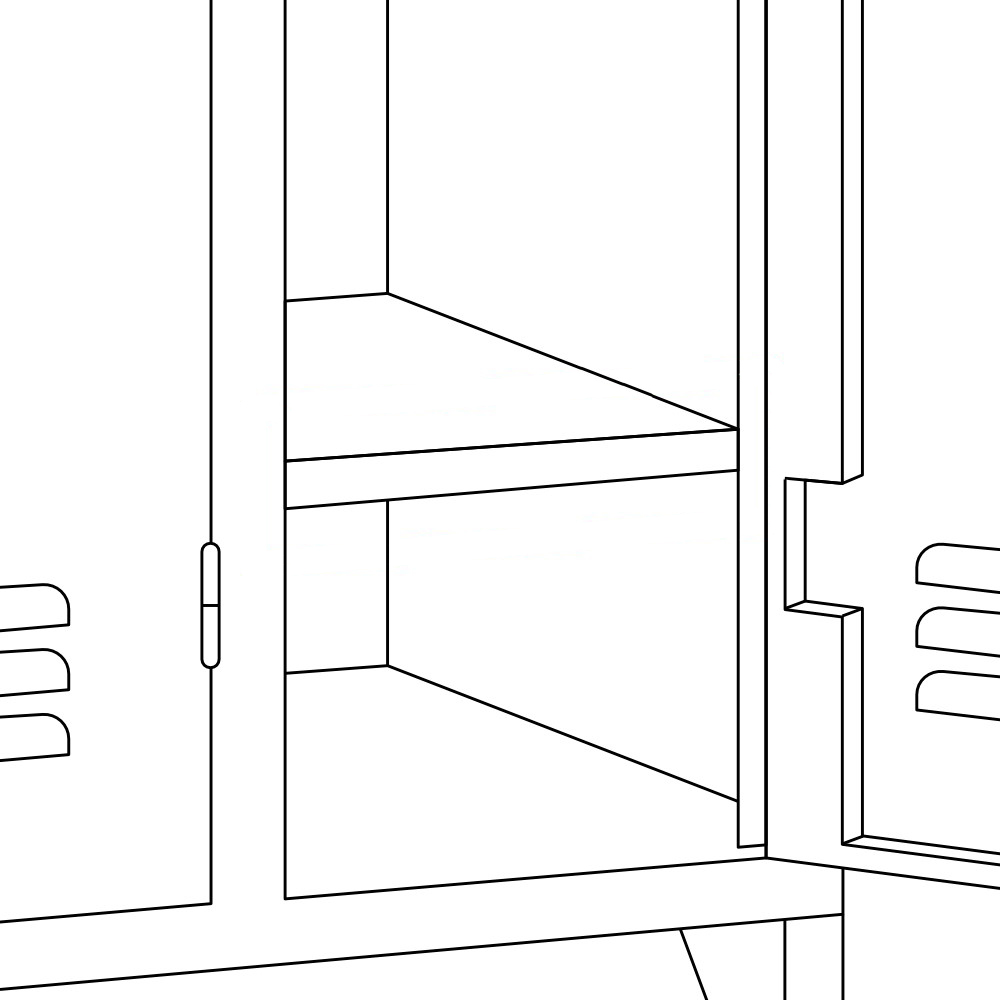 Einlegeböden-Set, SHELF KIT / PR 4/8